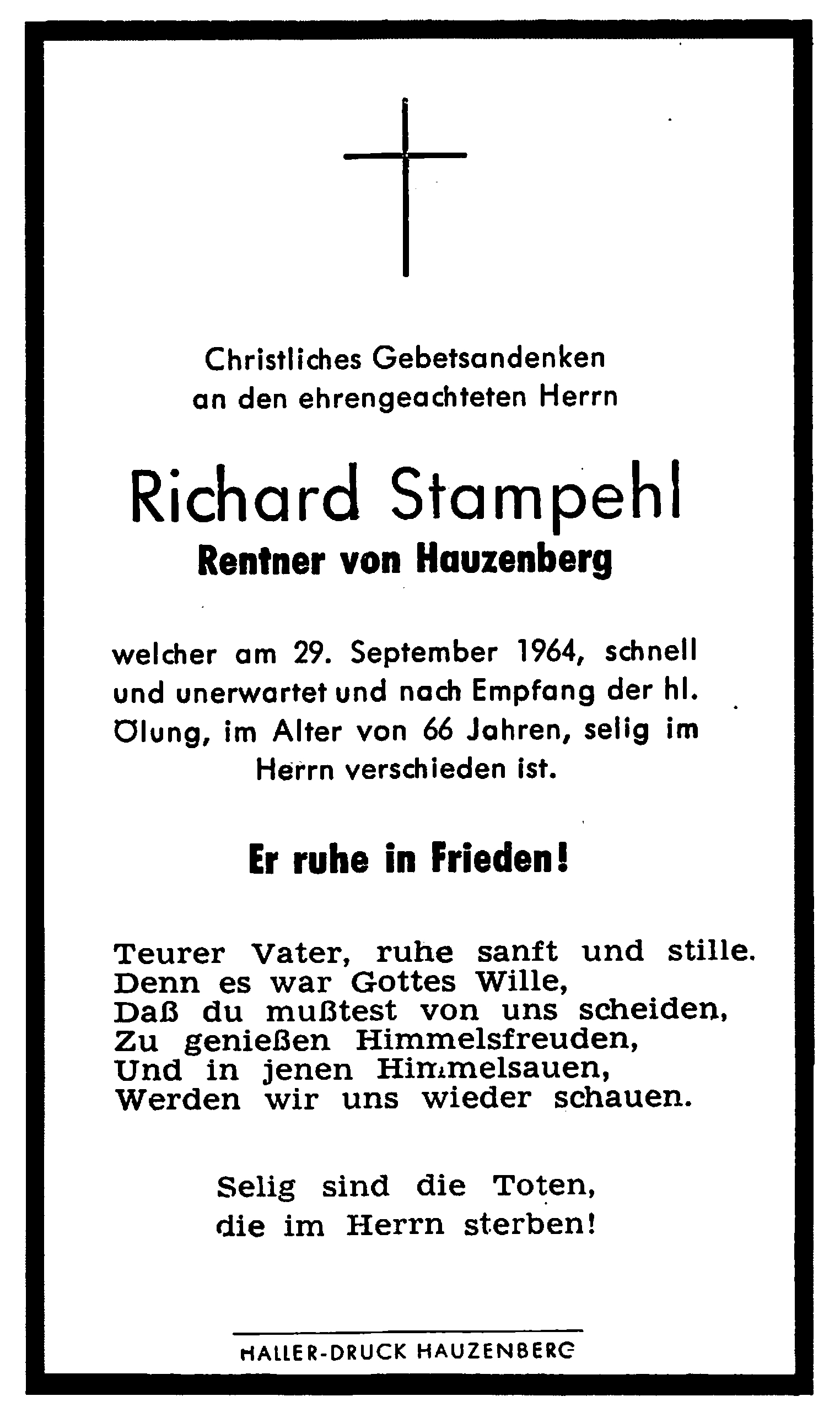 1964-09-29-Stampehl-Richard-Hauzenberg