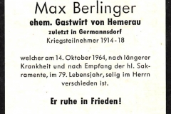 1964-10-14-Berlinger-Max-Hemerau-Gründungsmitglied-Vereinswirt