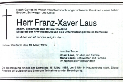 1985-03-13-Laus-Franz-Xaver-Gießübl-Steinmetz